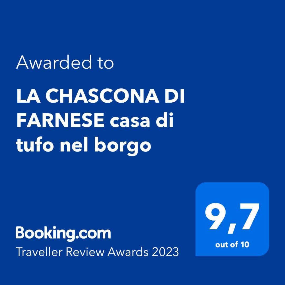 La Chascona Di Farnese Casa Di Tufo Nel Borgo Exterior foto